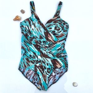 Rockabilly Chic Miraclesuit Leopard one piece